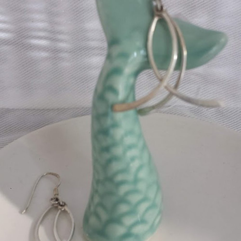 925 Sterling Silver Earrings Fishy's Dangle